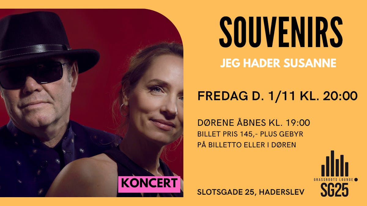 Oplev Souvenirs' uforglemmelige hits i Haderslev