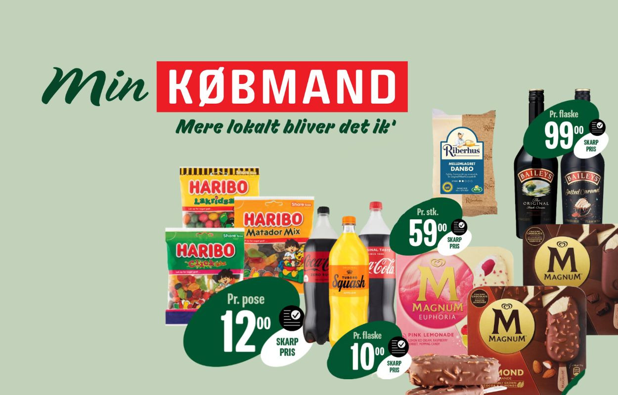 Knivskarpe tilbud hos Min Købmand på Rosenbakken denne uge