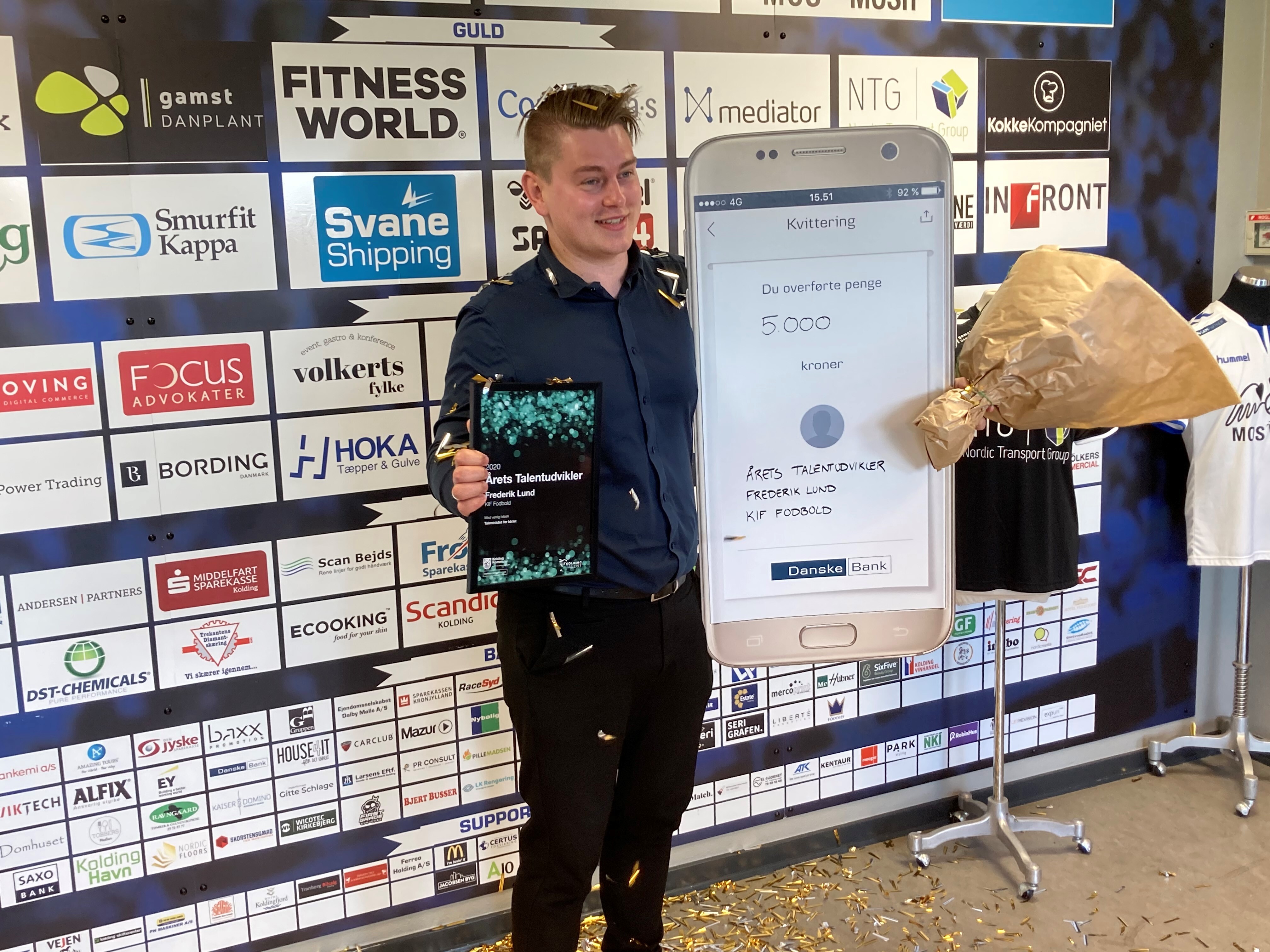 Frederik blev årets talentudvikler i Kolding