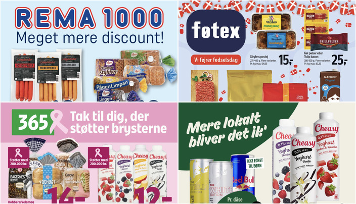 Cheasy yoghurt til kun 12 kr. og LEGO med 20% rabat - se de lokale tilbud