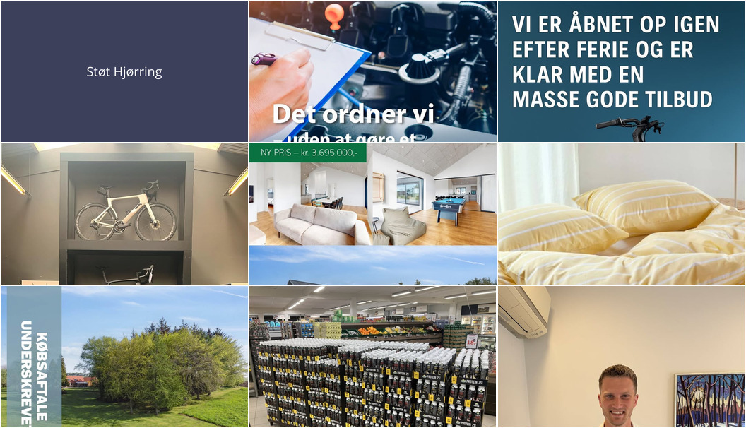 Nyt fra home Hjørring, Fjerrenseriet, Byens Mæglere ApS, Hjørring og 5 andre