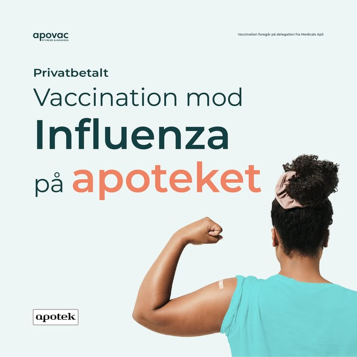 Ikast Apotek tilbyder influenzavaccination til 219 kr.