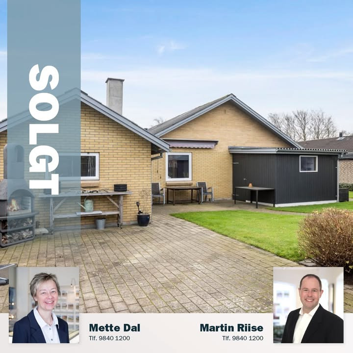 Nybolig Sæby A/S sælger moderne etplansvilla på Fallavej 12