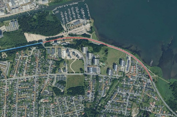 Pres på trafikken på Skamlingvejen