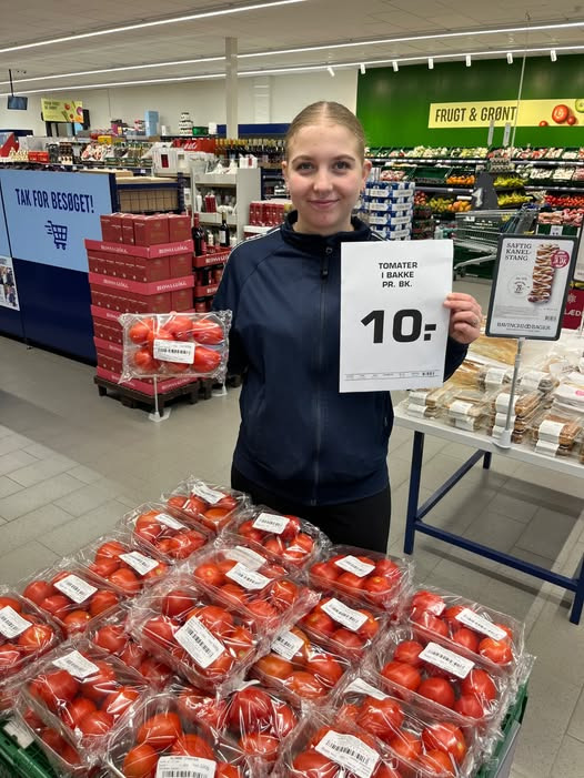 Rema 1000 Holstebrovej præsenterer tilbud på tomater til kun 10 kr.