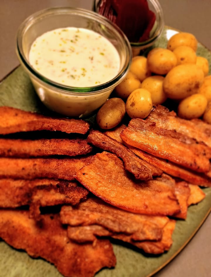 Njordkøkken tilbyder stegt flæsk med tilbehør til afhentning torsdag 