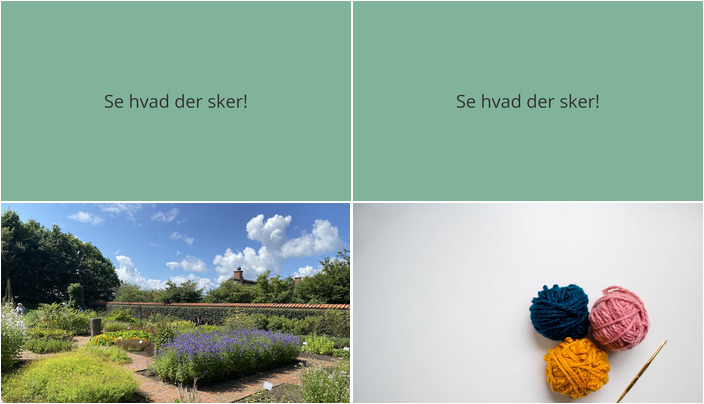 Udforsk botaniske vidundere og nyd hyggelig strikkestund i Spøttrup