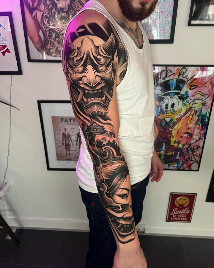 Japansk kunstner besøger Hos Din Tatovør i Randers