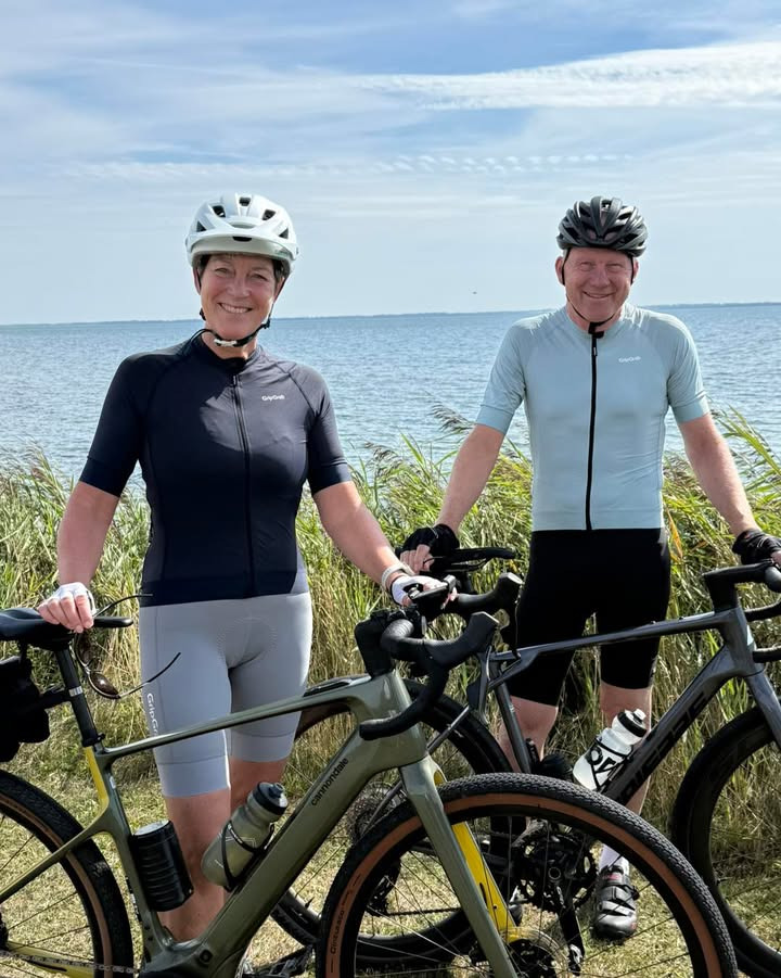 Per P. Cykler nyder 65 km cykeltur i Thyholm