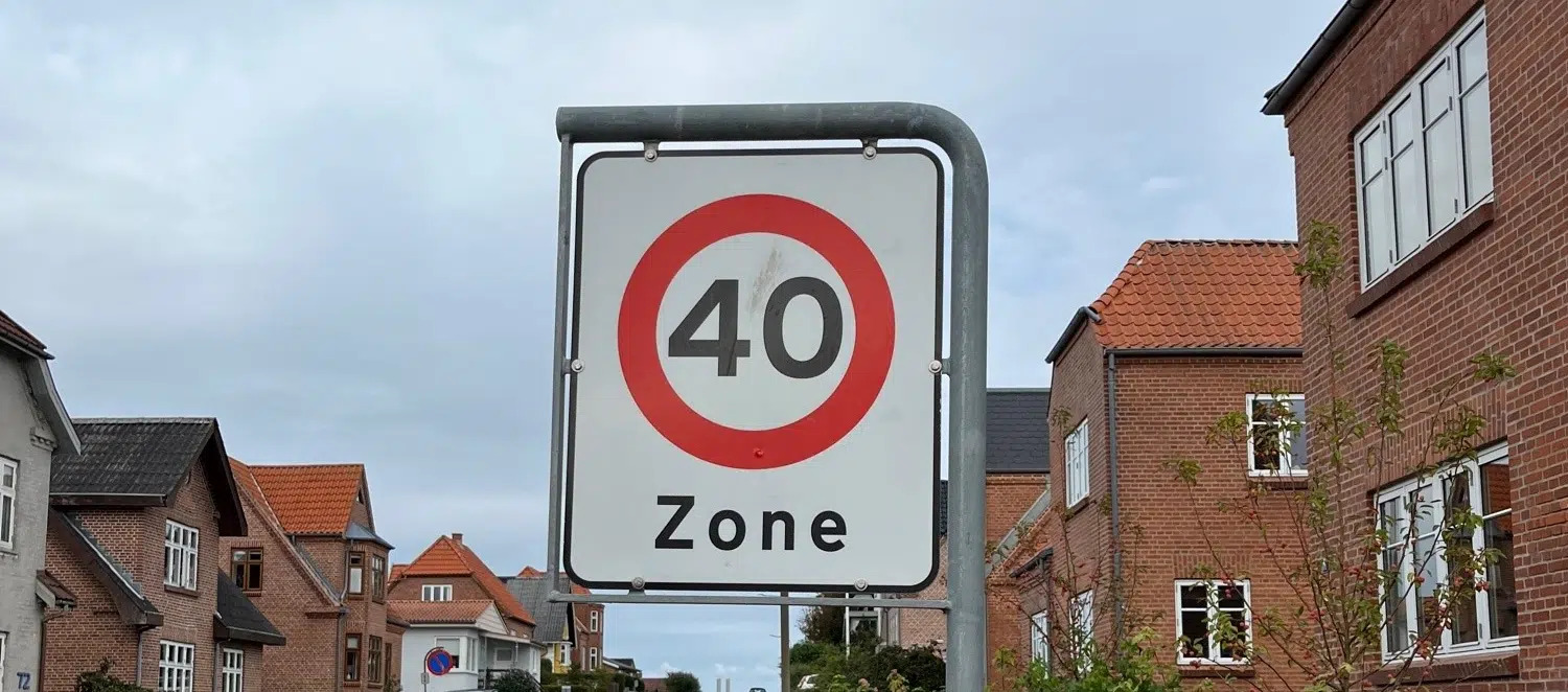 Nedsættelse af fartgrænsen til 40 km/t i landsbyerne Lillevorde, Fjellerad og Gunderup