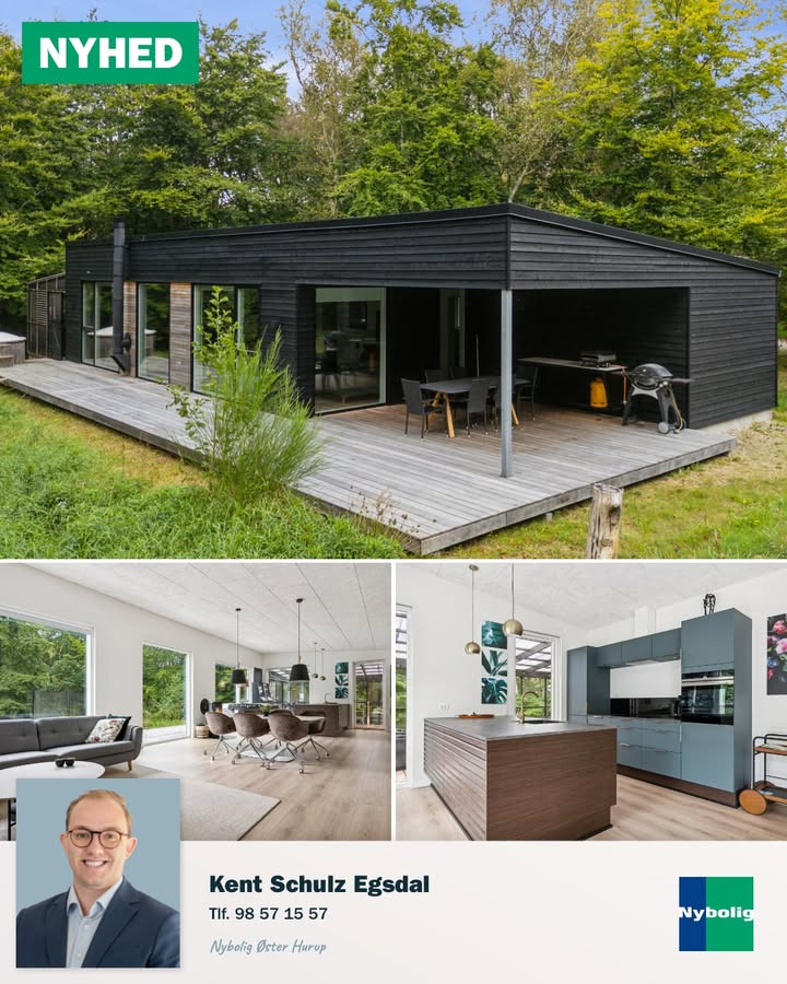 Nybolig Hadsund præsenterer moderne fritidshus i naturskønne Helberskov