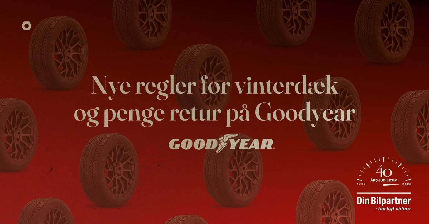 EM AUTOCENTER ApS tilbyder cashback på Goodyear-vinterdæk efter nye regler