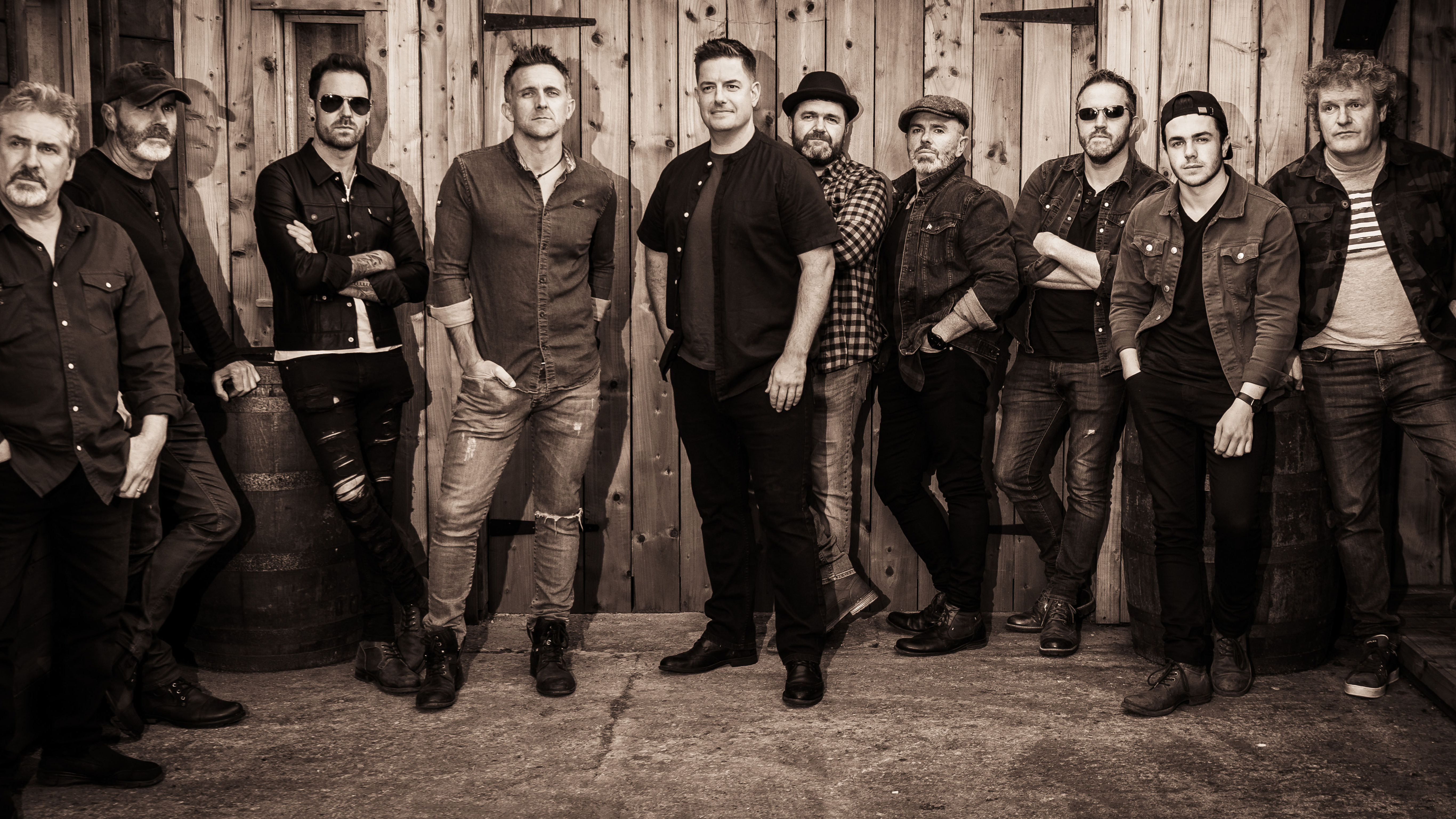 Dansk og irsk storbands på scenen i Lystanlægget onsdag den 3. september