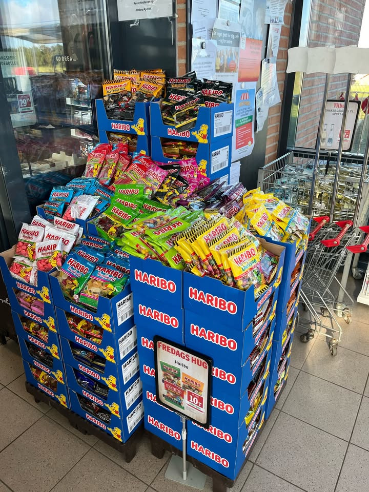 Spar Fårup tilbyder Haribo-poser til kun 10 kr på fredage