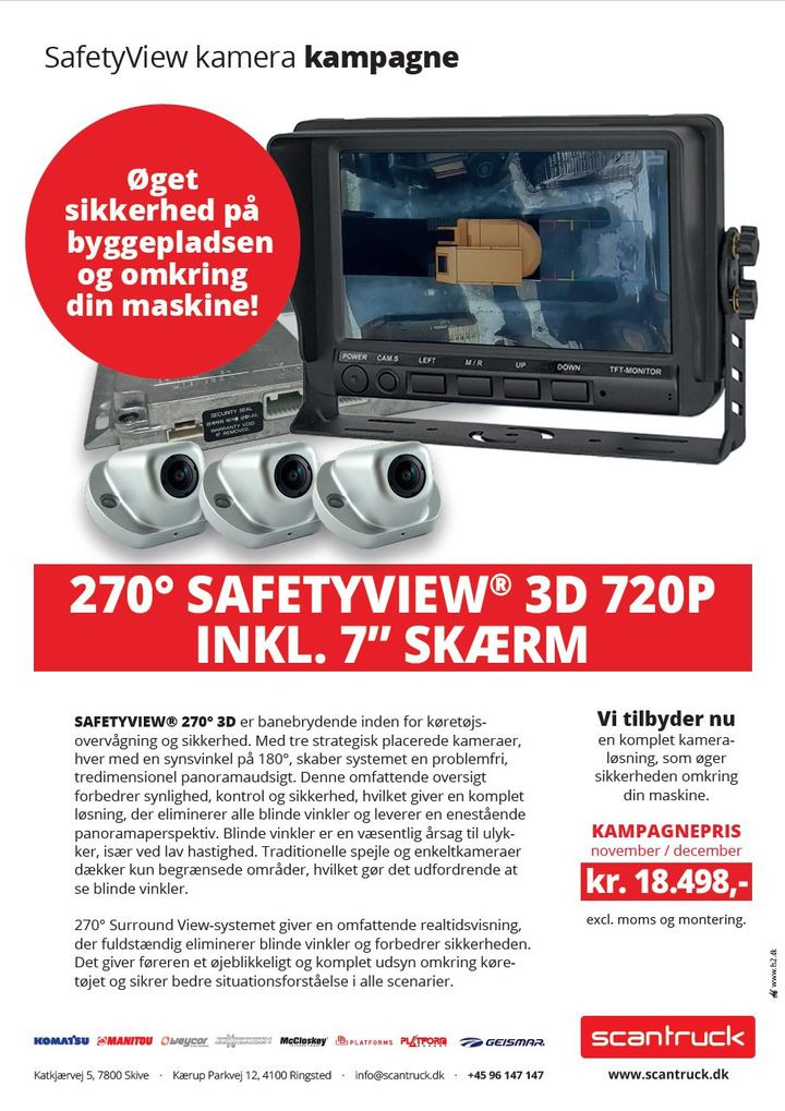 Scantruck A/S lancerer kampagne på banebrydende SafetyView kameraøsning