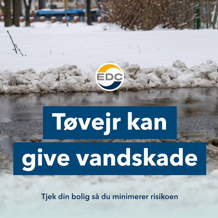 EDC Hurup Thy advarer boligejere om tøvejr: Her er din tjekliste