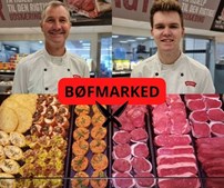 Slagterens store bøfmarked hos Meny Klarup til weekendens festmåltid