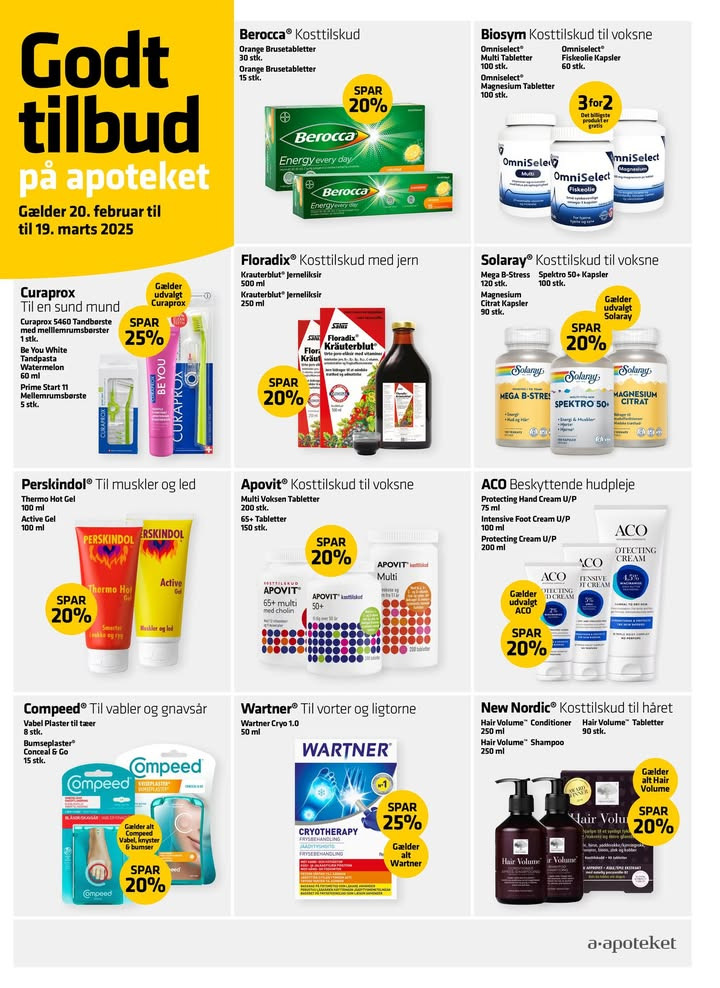 Nye tilbud på Herning Løve Apotek, Dæmningens Apotek og Kibæk Apoteksudsalg