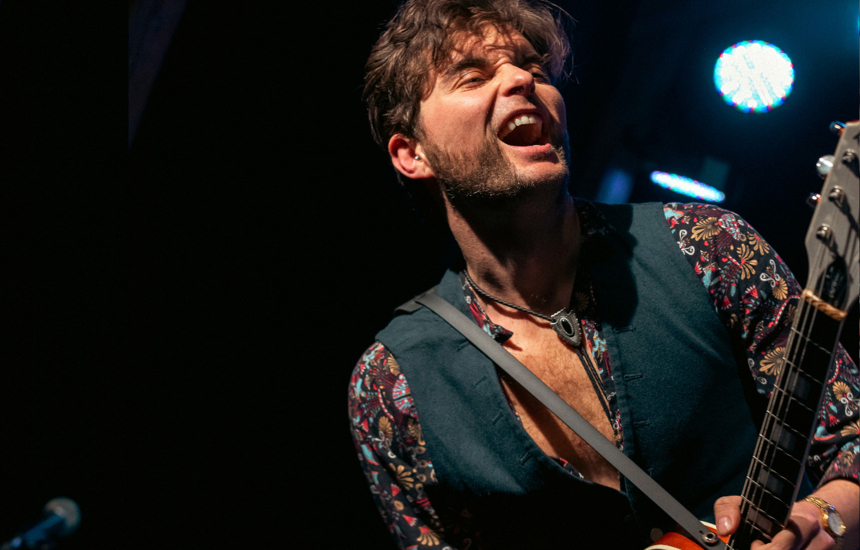 London-bluesband på  sightseeing i Randers