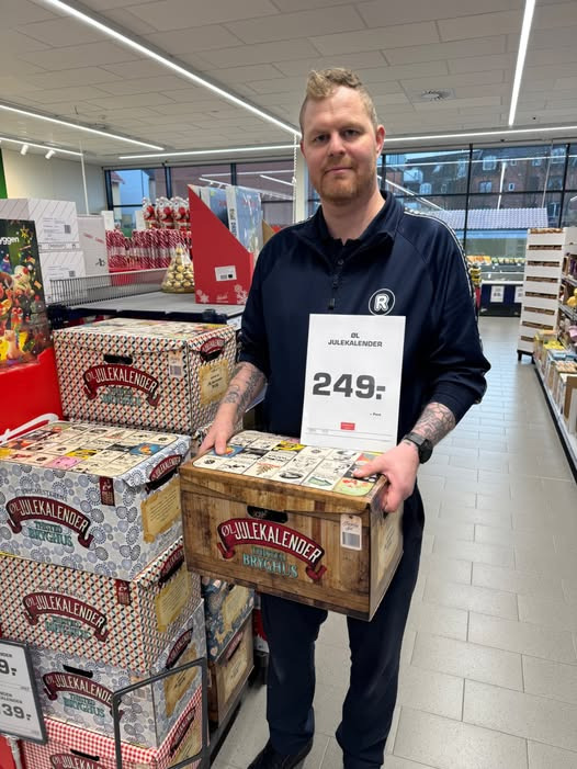 Rema 1000 Holstebrovej præsenterer Thisted Bryghus øl julekalender til julen