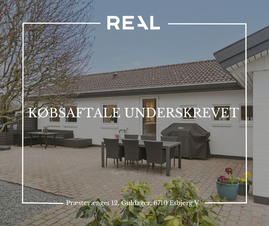 Ejendom på Præstevænget solgt på kun 8 dage: Køber og sælger fejrer handlen