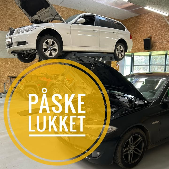 Autotekniker Kim Skytthe holder påskelukket og er tilbage 7. april