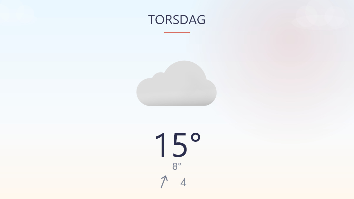 Kølig start, lunere slutning i dag