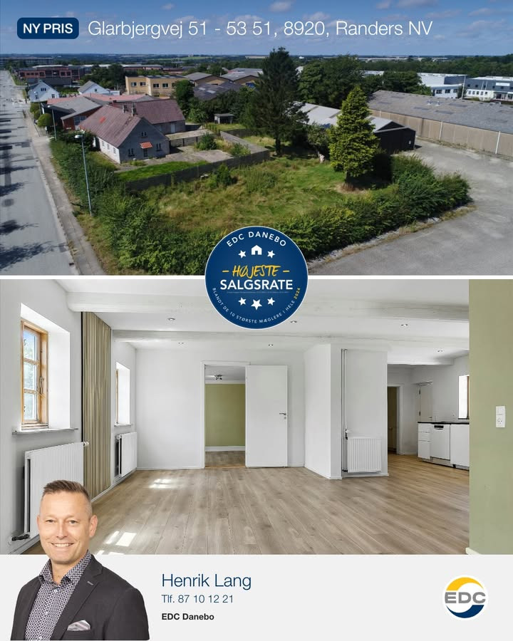 Ny pris på villa med erhvervsmuligheder i nordbyen fra EDC DANEBO