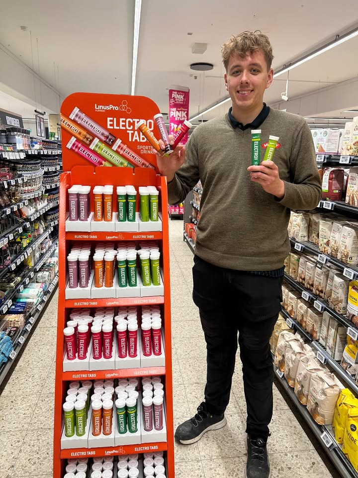 Meny Klarup tilbyder elektrolyt tabs til ja tak pris