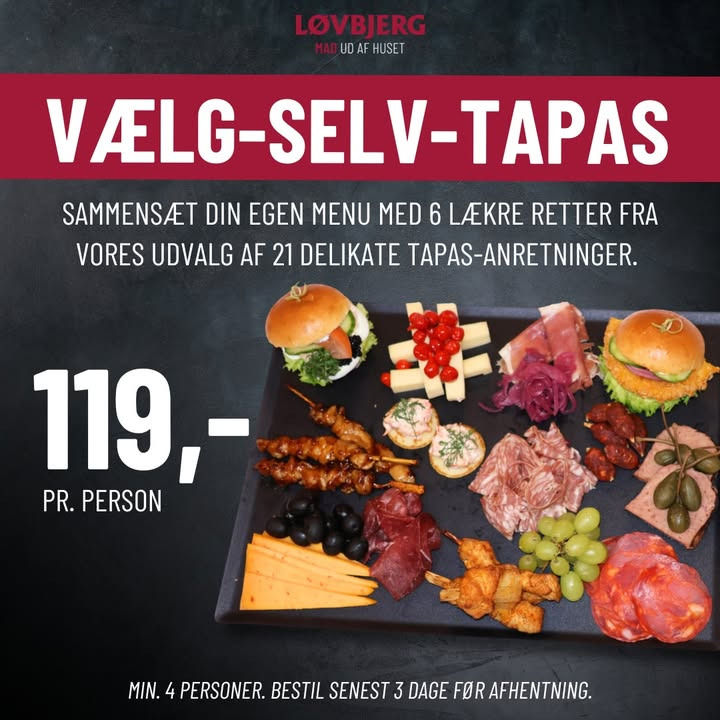 Løvbjerg Frederikshavn tilbyder skræddersyet tapasoplevelse derhjemme