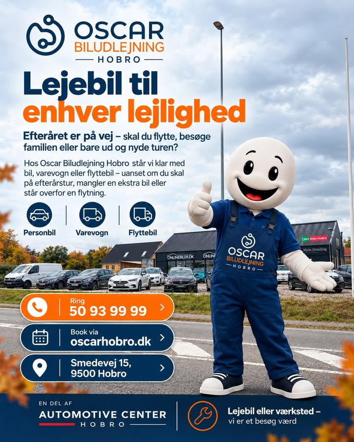 Oscar Biludlejning opfordrer til at booke næste lejbil i god tid