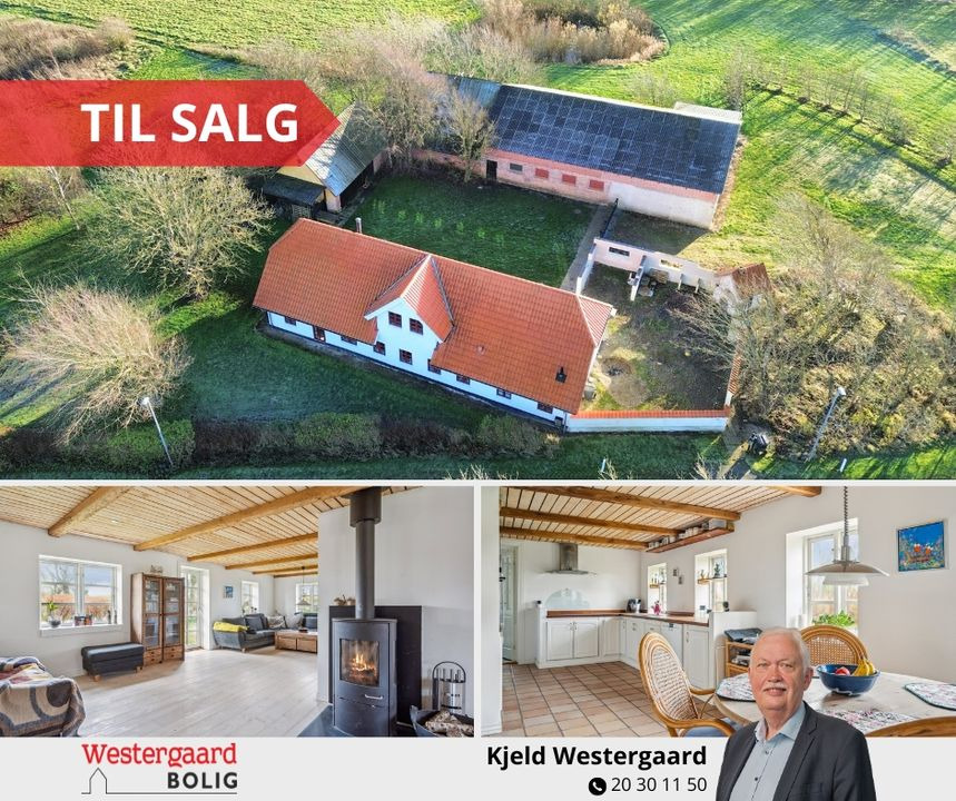 Westergaard Bolig præsenterer indflytningsklart landsted ved Asdal