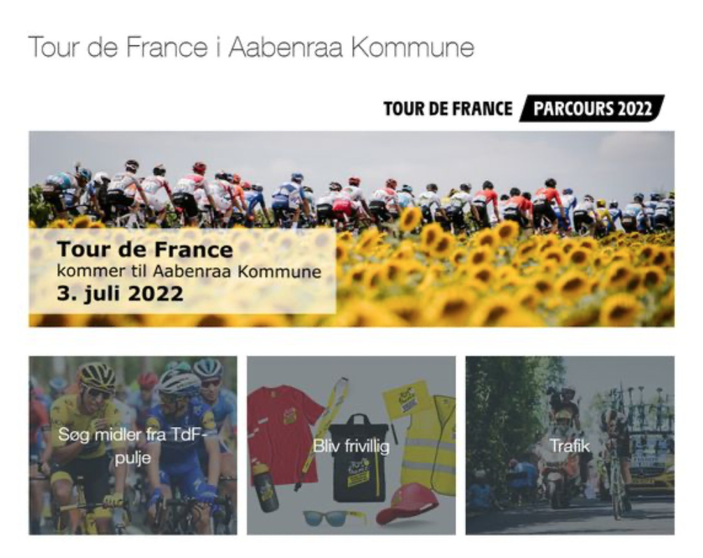  Tour de France-side i luften: Vær med til at skabe den gule folkefest i Aabenraa Kommune