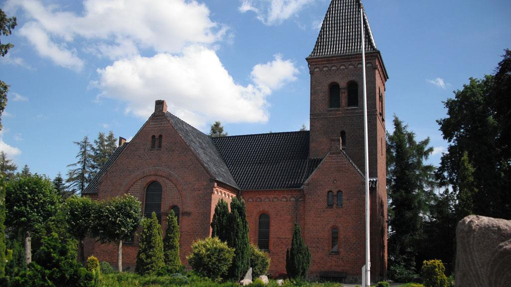 Markering af Danmarks befrielse i Glamsbjerg Kirke