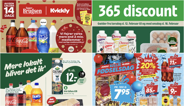 Få Coca-Cola til kun 11 kr. og Irma Autumn Crisp druer til 26 kr. - se de lokale dagligvaretilbud