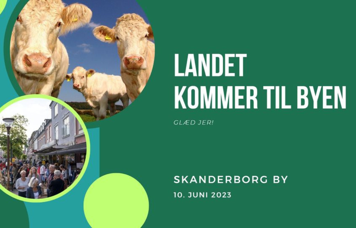 Landet kommer til byen i Skanderborg City
