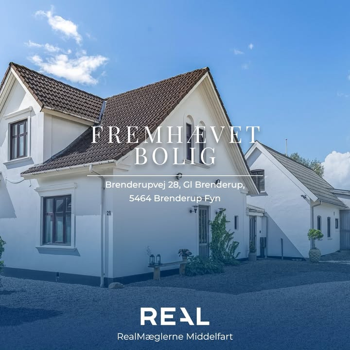 RealMæglerne Middelfart fremviser villa med fremragende værksted i Gl Brenderup