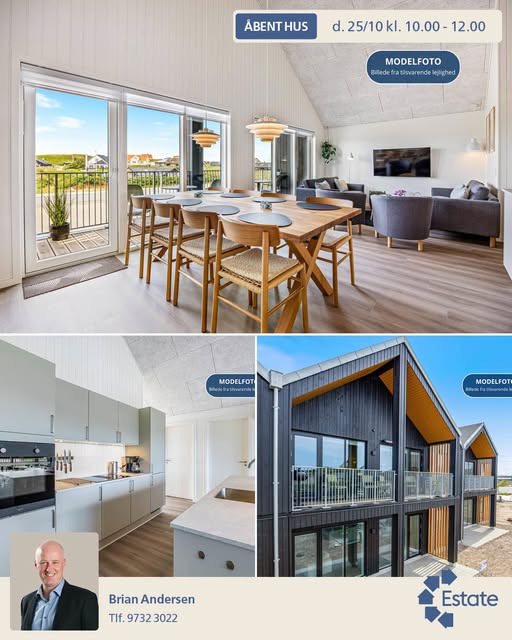 Estate Vestjylland  holder åbent hus i arkitekttegnet ferielejlighed tæt på Vesterhavet