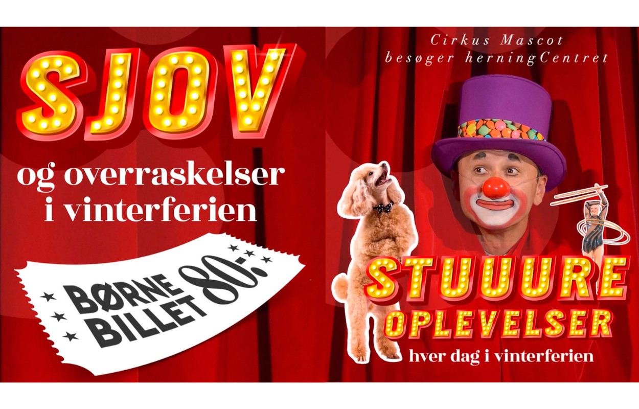 Brug vinterferien i herningCentret: Fede aktiviteter for hele familien 