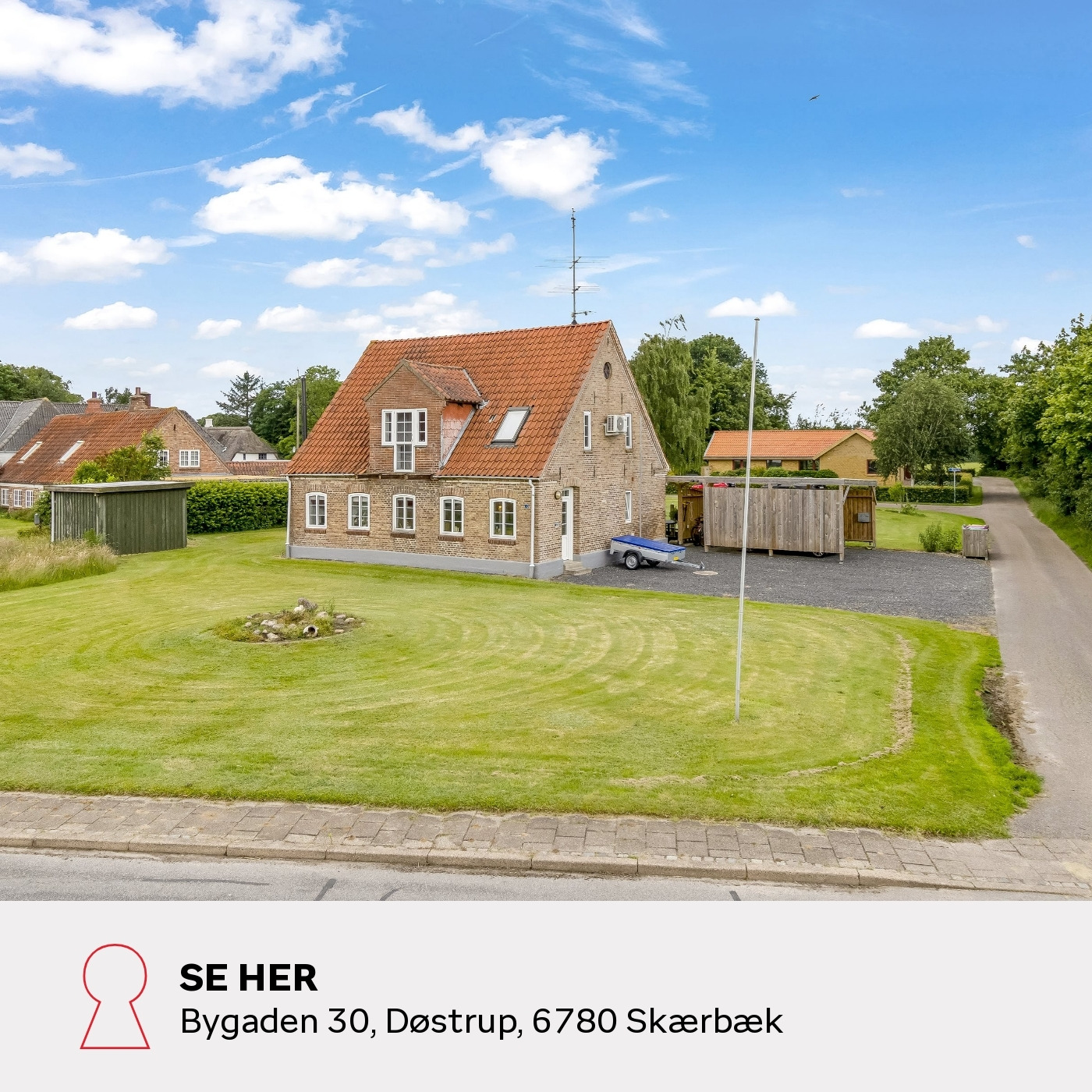 Solid og velindrettet villa til salg hos Home Tønder