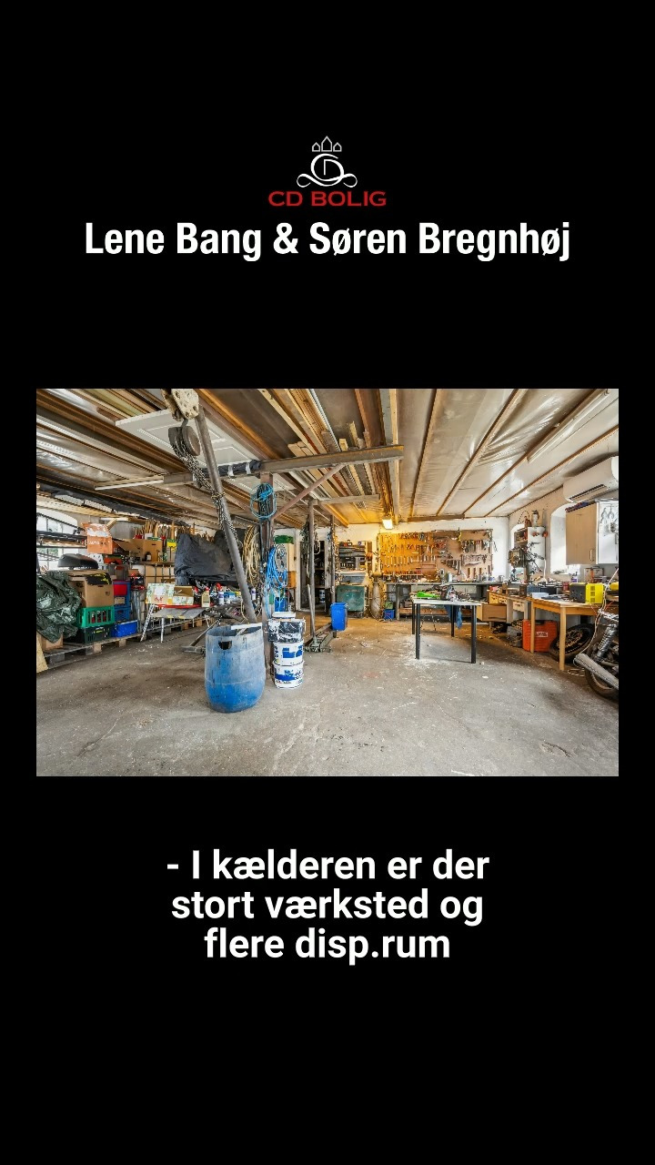 Mulighedsrigt rødstenshus med værksted i Silkeborg fra CD Bolig - Lene Bang & Søren Bregnhøj