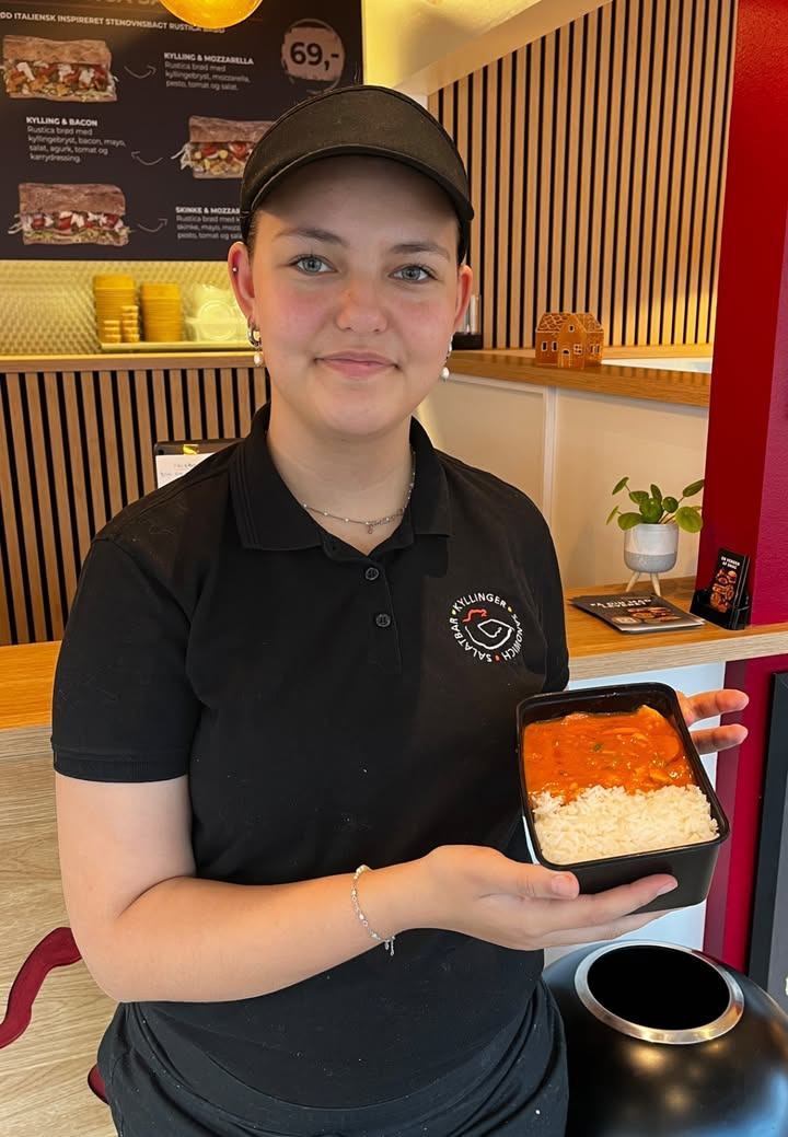 Kylling & Co tilbyder butter chicken til nedsat pris i dag fra kl. 11-15