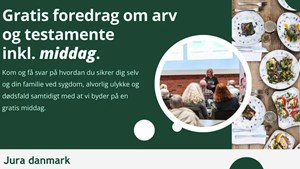 Få styr på arv og testamente: Gratis foredrag i Korsør