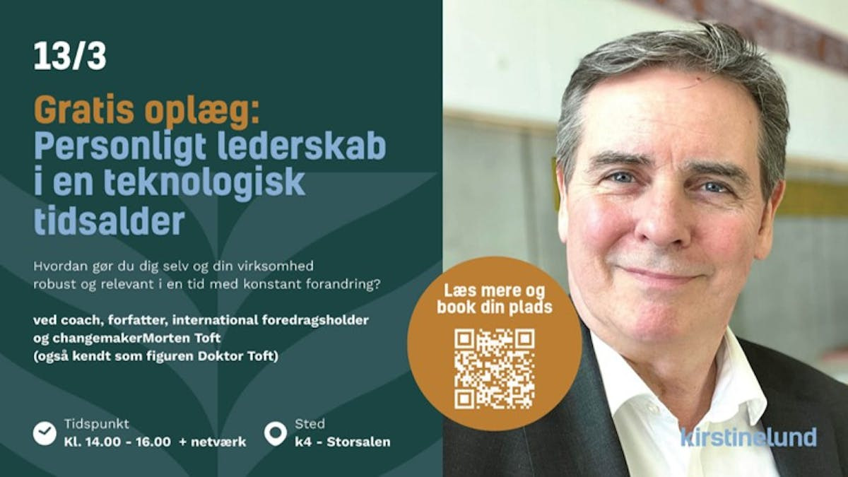 Mastermind-arrangement med Morten Toft i Lystrup