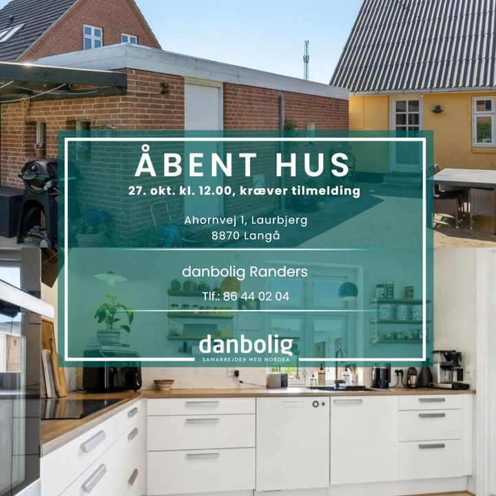 Danbolig Randers inviterer til åbent hus i charmerende ejendom på Ahornvej 1, Laurbjerg