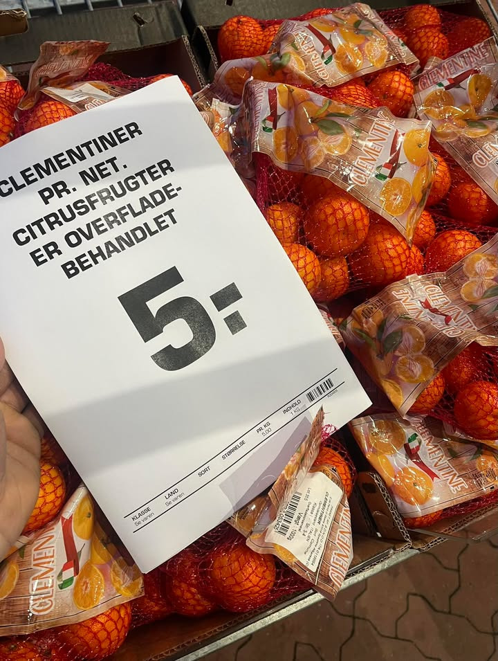Rema 1000 Nykøbing Mors frister med ekstra juletilbud på clementiner i dag
