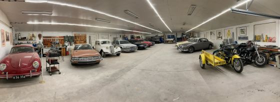 Besøg i køretøjssamlingen hos Apartepark