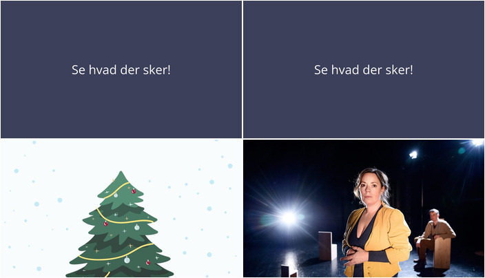 Julestemning og ny dansk dramatik i Aarup denne weekend