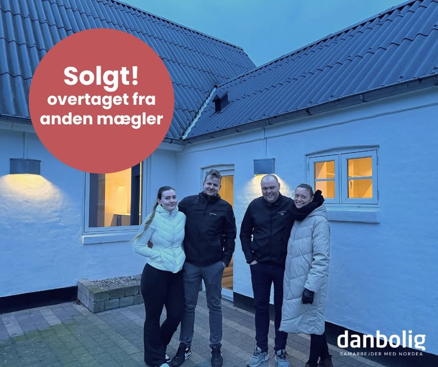 Danbolig Randers overtager og sælger succesfuldt bolig på Stationsvej 30 i Spentrup