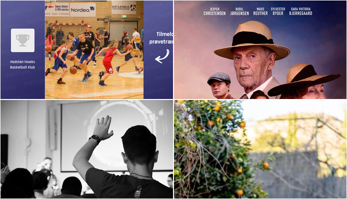 Spændende oplevelser i Hadsten: Minibasket, film og foredrag